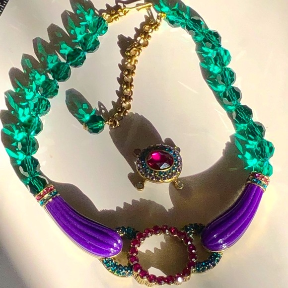 Heidi Daus “Collector’s Edition” convertible necklace 2 in 1 EUC - Picture 8 of 9